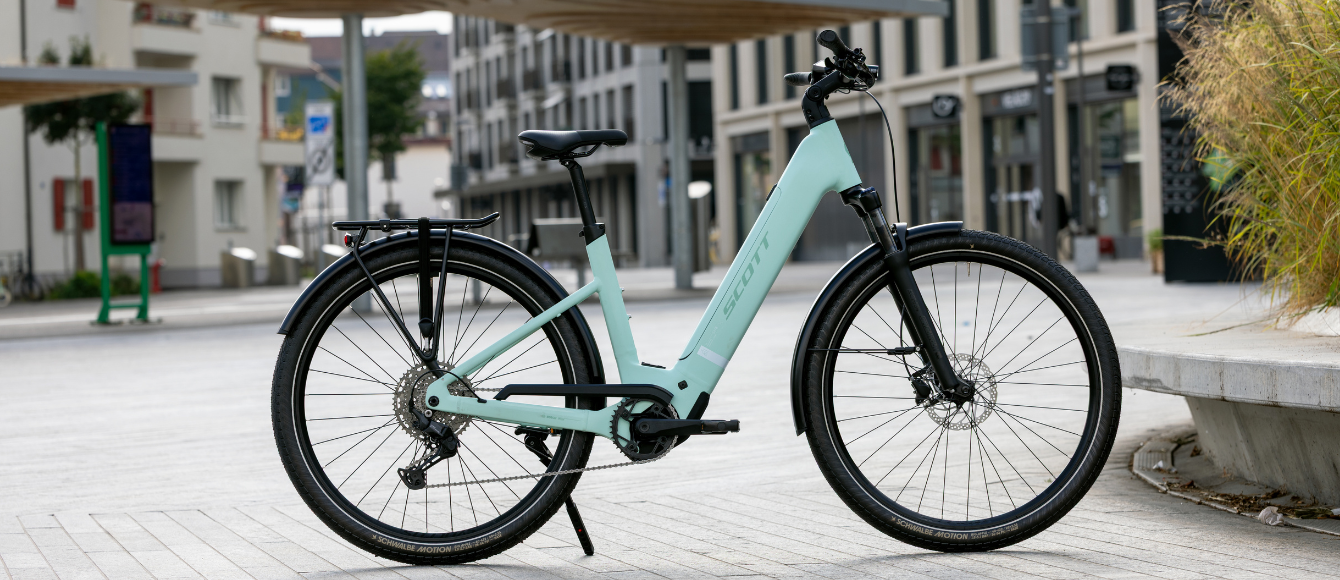 E-bike met geïntegreerde accu