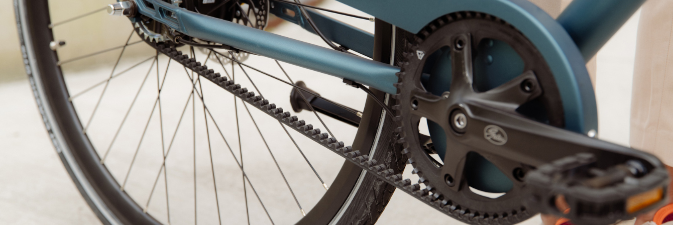 Fietsen met riemaandrijving