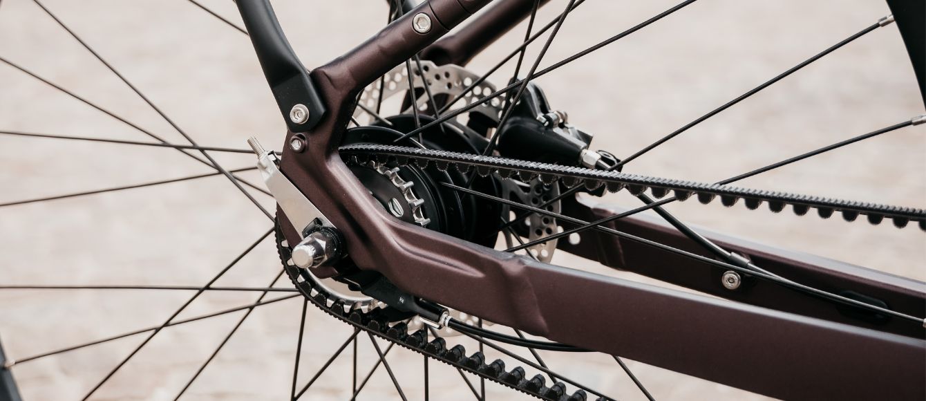 Ebike met riemaandrijving