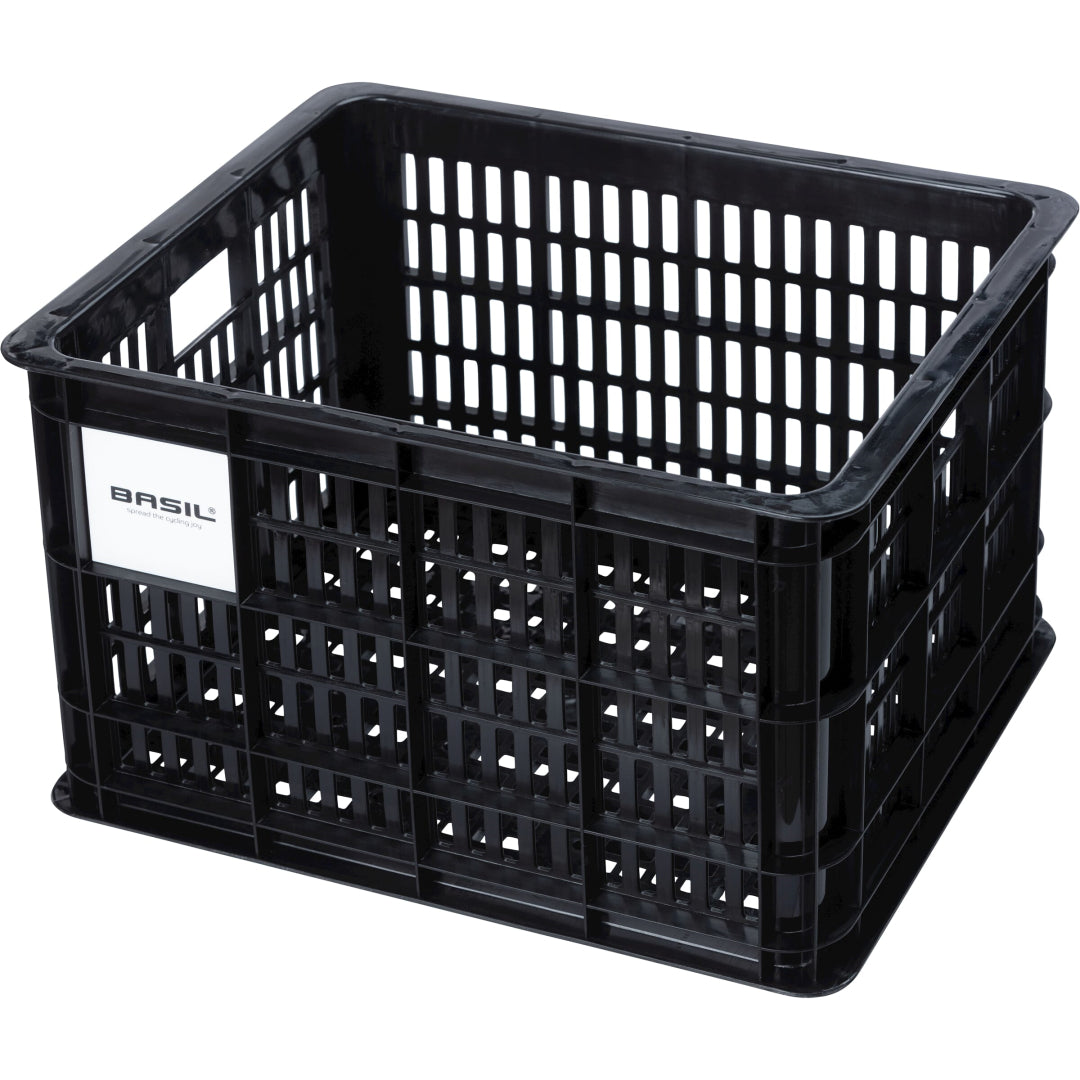 Basil Krat Zwart Medium