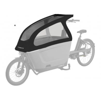 Tenways Cargo One Regenhuif Zwart