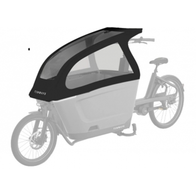 Tenways Cargo One Regenhuif Zwart