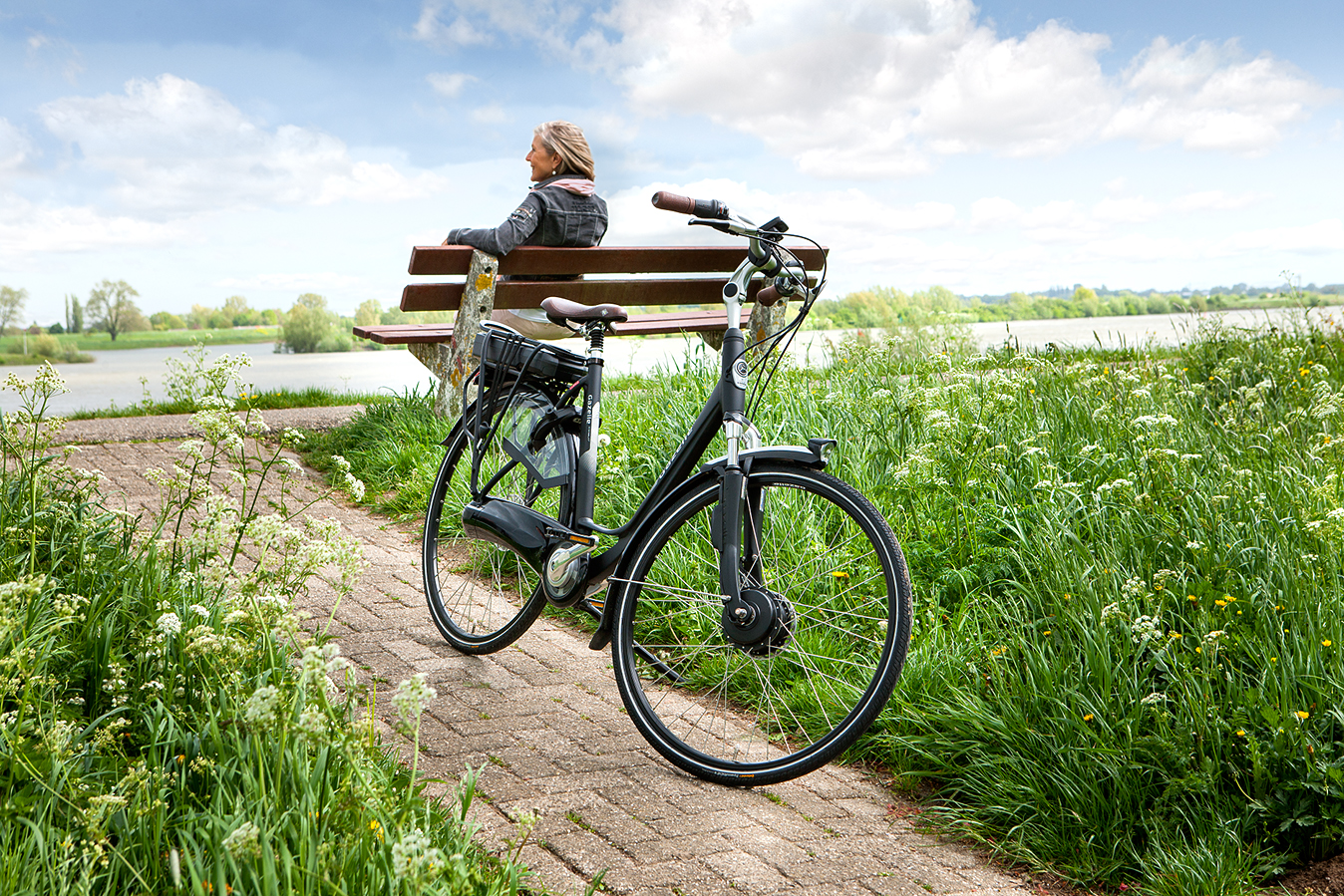 comfortabel fietsen met een voorwielmotor