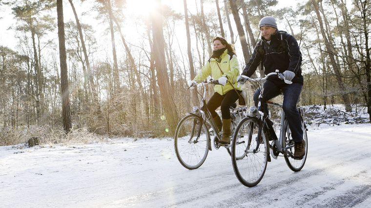 Fietsen met koude temperaturen