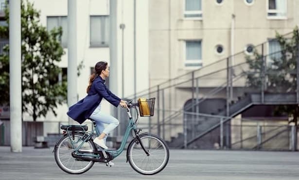 Elektrische stadsfiets van Gazelle